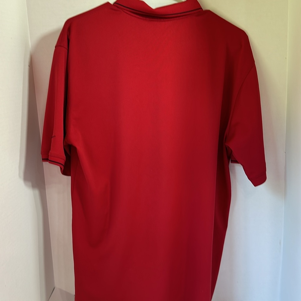 Nike golf nike fit dry red polo shirt size large - Picture 5 of 6